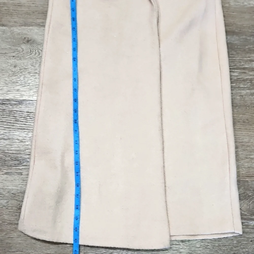 BeBe Wool Blend Pastel Pink With Silver Thredding Trech Coat Jacket - Picture 9 of 10